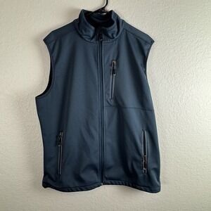 33,000ft Men's Cycling Softshell Vest Blue - Size L